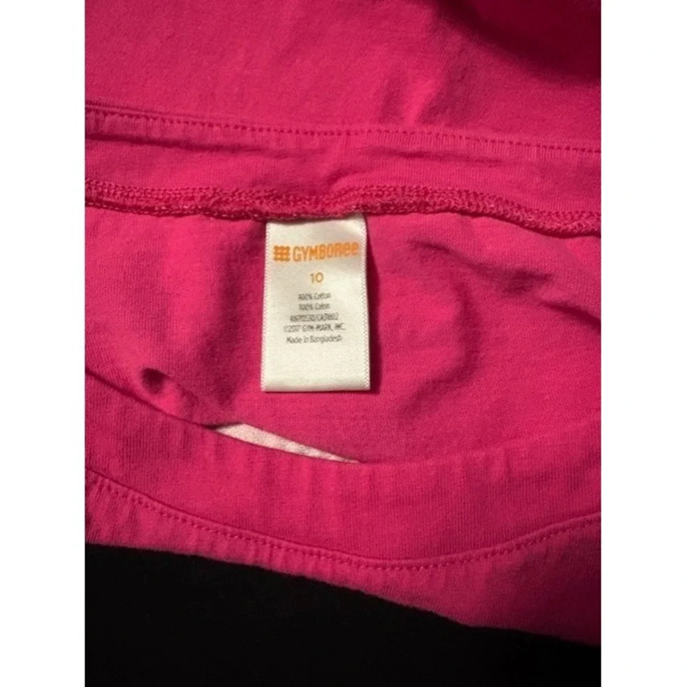 Gymboree girls size 10 bright pink Glitterologist tee